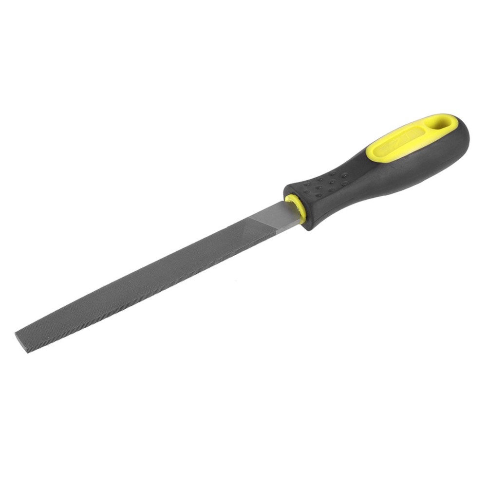 6″ Second Cut Grade High Carbon Hardened Steel Flat Mill File Handle
