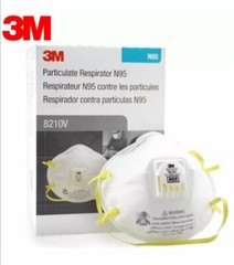 8 BX 3M 8210V N95 Particulate Respirator Protection Masks Exhalation Valve NIOSH