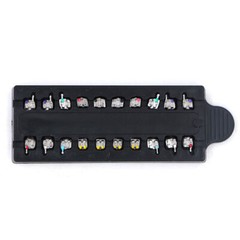 100 PACKS OC Dental Orthodontic Metal Bracket MIM Mini Roth MBT 018 022 345W/H