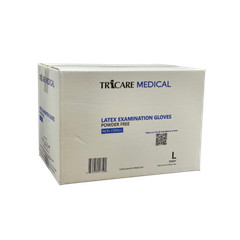 5.5Mil Latex WHITE Examination Gloves – Medical Grade, Disposable & Powder free