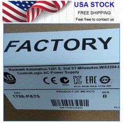 1756-PA75 NEW Allen-Bradley 1756 PA75 / B ControlLogix AC Power Supply 1756PA75