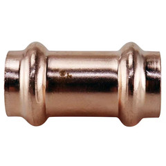 1/2 In. X 1/2 In. Copper Press X Press Coupling with Dimple Stop Pro Pack (50-Pa