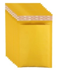 6×10 Kraft Bubble Mailers Padded Envelope Shipping Bags Seal 50/100/200/500