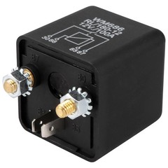 12V 100Amp 4-Pin Heavy Duty ON/OFF Split Relay For Auto Boat Van Black R3V8