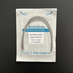 10Pcs Dental Orthodontic Arch Wire Stainles Steel Rectangular Ovoid/Nature Form