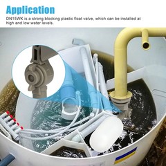 Spherical Float Valve Adjustable Arm Water Level Control Automatic Fill Stop