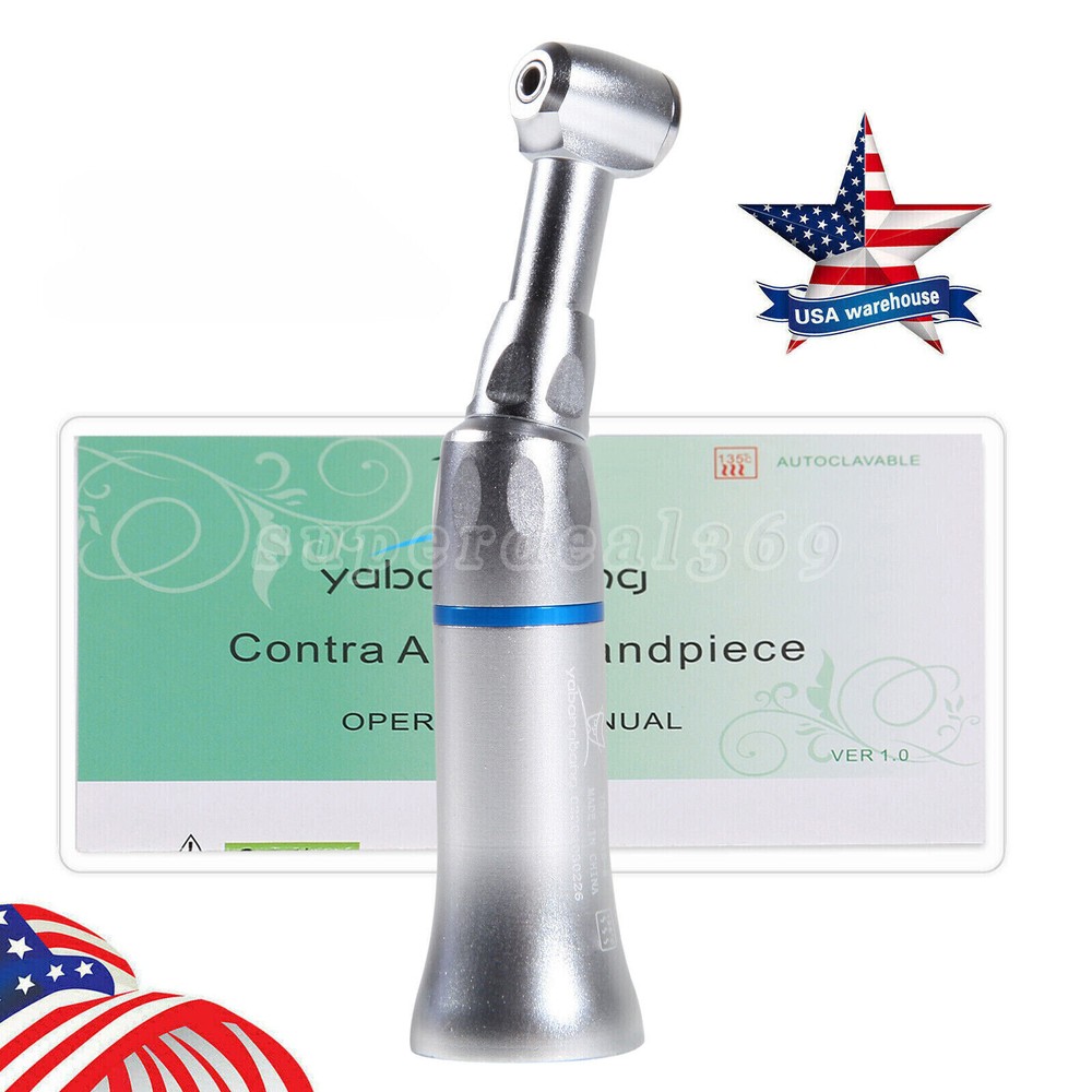 NSK STYLE Dental LOW SPEED Contra Angle Straight Air Motor Handpiece 2/4HOLE ns