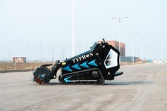 NEW TYPHON STOMP X1300 & STOMP 509 Mini Skid Steer Rotary Tiller Attachment