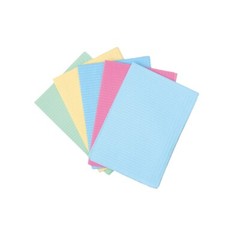 1 Pack 500pcs Dental Bib 3ply (2 paper + 1 poly)