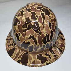 full brim hard hat custom hydro dipped IN OLD SCHOOL DRAKE,AWESOME COLORS POPPIN