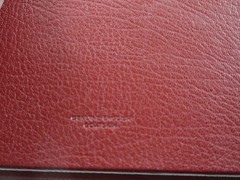 Personal Record: A Lifetime Memoir 8″ Goatskin Leather Journal Graphic Image