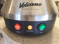 Volcano Classic POWER & HEAT/AIR Replacement Both Red & Green Switches, 120VAC