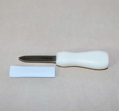 Oyster Knife Bent Tip ~ Morty The Knife Man ~ 2 3/4” Blade #519 New