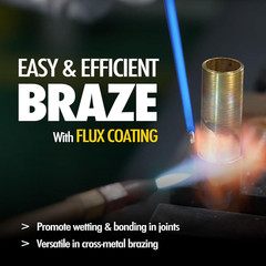 20 Sticks Flux Coated Brazing Rods Bcup-5 15% Silver Solder Phos Copper Brazing