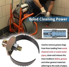 52817 T-231 2-1/2″ Heavy Duty C Cutter Drain Cleaner Tool Replaces for IW Cables