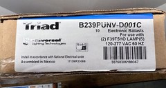 Universal B239PUNV-D Fluorescent Ballast (2-Lamp) F39T5HO F24T5HO FT39W/2G11