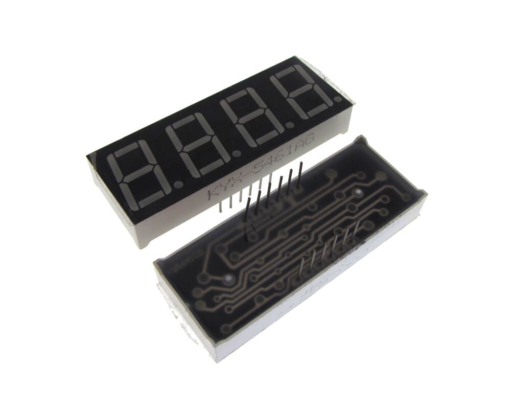 0.56″ 4 Digit 7-Segment LED Display DIP common cathode – Green