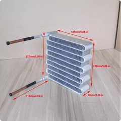 Aluminum Fin-Tube Heat Exchanger Condenser MCHX32 Air/Water-cooled