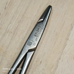 AESCULAP BM016R Durogrip Crile-Wood TC Needle Holder 5.75″ Tungsten Carbide