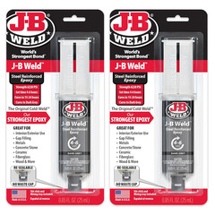 Original Steel Reinforced Epoxy Syringe, High Strength, 2 Pack, Dark Grey, 50165