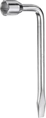 Car Spare Tire Lug Wrench 24mm Carbon Steel l Type Slotted End Hexa Size: 24mm