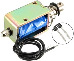 DC 12V Push Pull Solenoid Electromagnet 25N 10mm Stroke Linear Actuator
