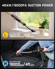 Fanttik Slim V10 APEX Cordless Car Vacuum Handheld 19kPa w/Digital Display