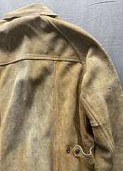 Vintage Weldmark Cowhide Leather Welding Jacket Brown Size L Back Buckle