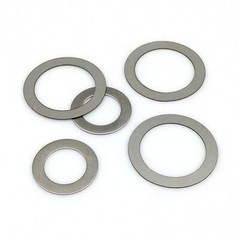 500pcs M3-M8 0.2mm 304 Stainless Steel Ultra Thin Flat Washer Shim Set Kit Box
