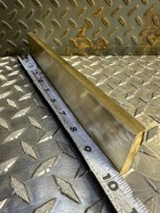 3/8″ x 2″ C360 BRASS FLAT BAR 10″ long Solid Plate Mill Stock lathe bar #2.5