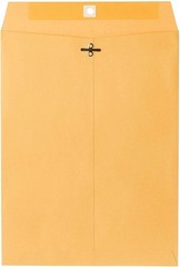 10″ x 13″ Clasp Envelopes in Brown Kraft – 15 Pack of Security