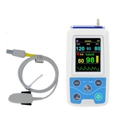 24hr Ambulatory Blood Pressure Monitor & SPO2 Holter Recorder ABPM Machine