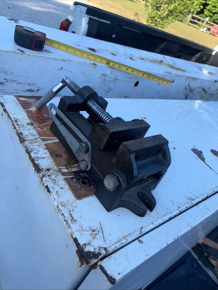 VTG 3-1/2″ Jaw 90* Degree Angle Tilting Drill Press Vise Machinist Grt Cnd