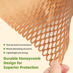 Honeycomb Packing Paper 12″ X 55 Ft – Eco-Friendly Cushioning Wrap for Moving, S