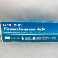 Microflex FreeForm SE Nitrile Gloves Small 2 Boxes of 100 Gloves Each