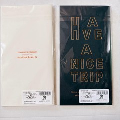 TRAVELER’S COMPANY Hoshino Resorts Notebook Refill 2 Set Japan Limited