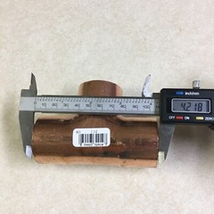 NIBCO 1-1/2 inch x 1-1/2 inch x 1-1/2 inch CxCxC Copper Tee