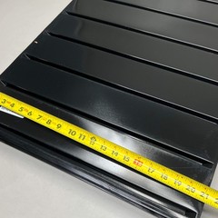 Ice Cream Shelf Liner (25 Pack) P/N 4565 Black 7-Channel Pint Trays
