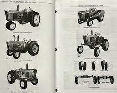 Service Manual Parts Catalog Set for John Deere 3020 Tractors Below 123000