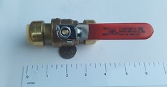 10 PIECES 3/4″ PUSH FIT BALL VALVE, FULL PORT, LEAD FREE BRASS