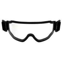 Birdz Eyewear Arch Padded Safety Sky Diving Ski Motorcycle Goggles Clear Lenses