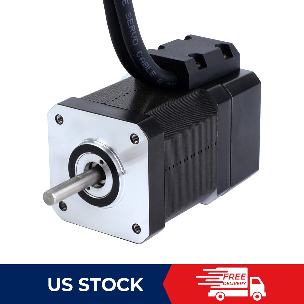 STEPPERONLINE Nema 17 Closed Loop Stepper Motor 74oz.in 1.8deg 2A w/ Encoder
