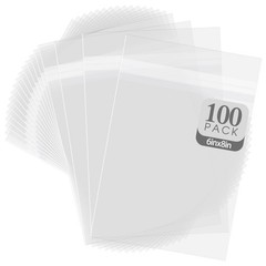 Golden State Art, Pack of 100, Acid-Free Crystal Clear Sleeves 6×8,