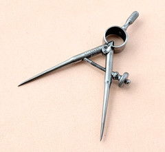 Brown & Sharpe Mfg. Co. No.800 Dividers w/Round Legs; Mini 2.0” Size & Capacity!