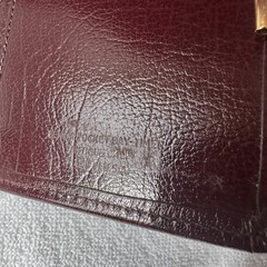 Day Timer Brown Leather Senior Pocket Planner Wallet Checkbook Organizer 4″ x 7″