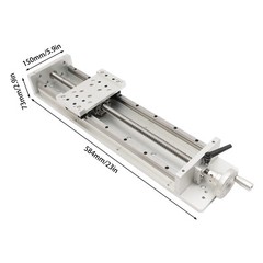 Industrial SFU1605 Linear Rail Cross Sliding Stage Table Linear XYZ Axis W/Lock
