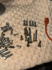 8 Pounds Of Bolts Some Large