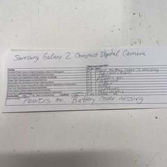 Samsung Galaxy Camera 2 EK-GC200 16.3MP 21x Optical Zoom White Android Tested