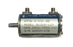 Telonic Berkeley 8120S-129 RF Coaxial Rotary Step Attenuator 0-100dB