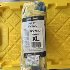 Atlas KV300 Cut Resistant Gloves – XL 12 Pairs New